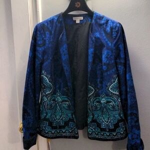 Blazer fits size 12 or 14